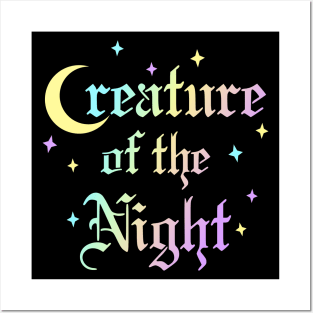 Creature of the Night Rainbow Posters and Art